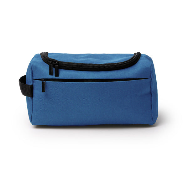 Stamina Tasker 600D RPET toiletry bag in royal blue, ready for logo printing
