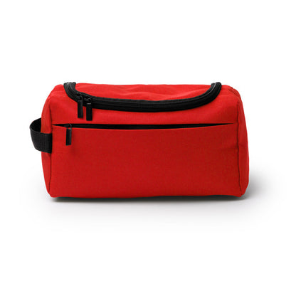 Stamina Tasker 600D RPET toiletry bag in red, ready for logo printing