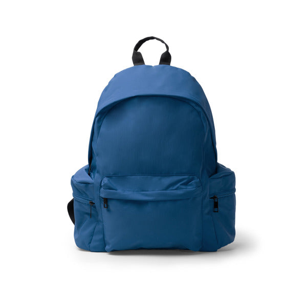 Stamina Hurley 420D recycled nylon backpack in royal blue, ready for logo printing