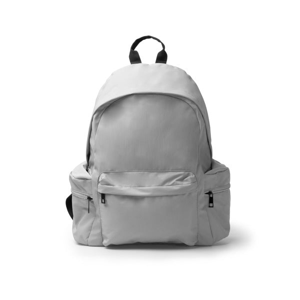 Stamina Hurley 420D recycled nylon backpack in grey, ready for logo printing