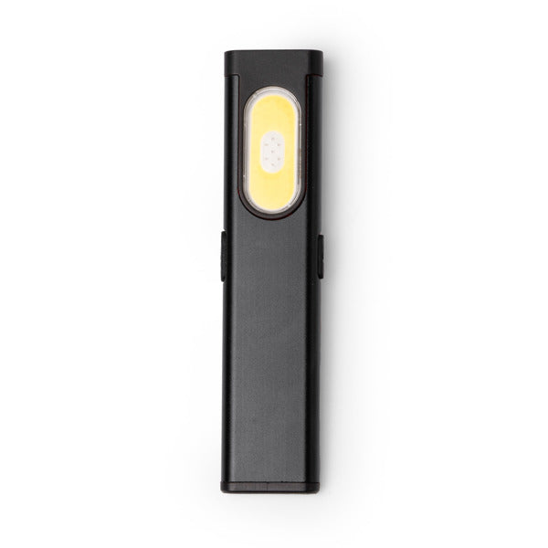 Stamina Zabala aluminium torch in black, ready for laser engraving