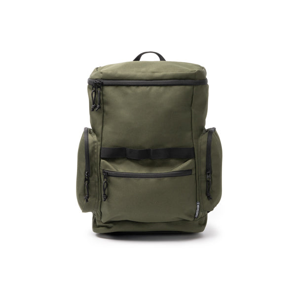 Stamina Cameron 600D RPET backpack in dark green, ready for logo printing
