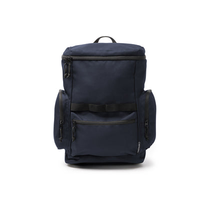 Stamina Cameron 600D RPET backpack in navy blue, ready for logo printing