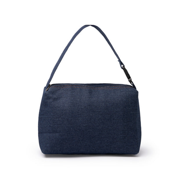 Stamina Pepux recycled denim cooler bag in blue jeans, ready for logo printing