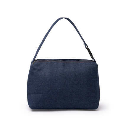 Stamina Pepux recycled denim cooler bag in blue jeans, ready for logo printing
