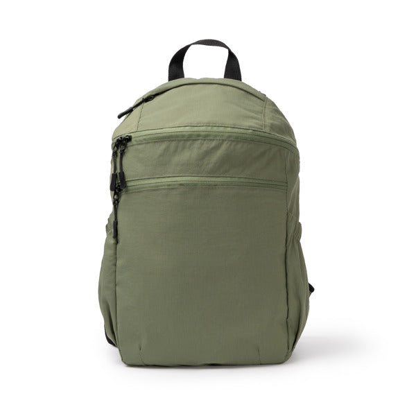 Stamina Troyer taslon ripstop nylon backpack in dark green, ready for logo printing