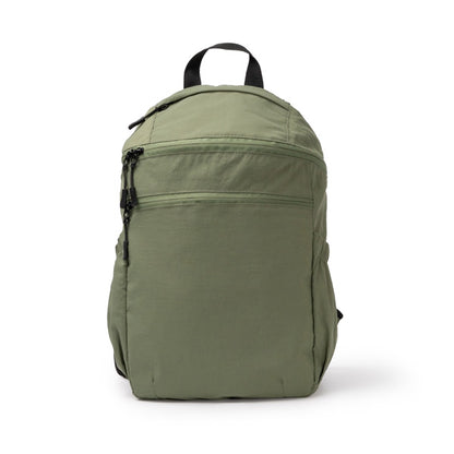 Stamina Troyer taslon ripstop nylon backpack in dark green, ready for logo printing