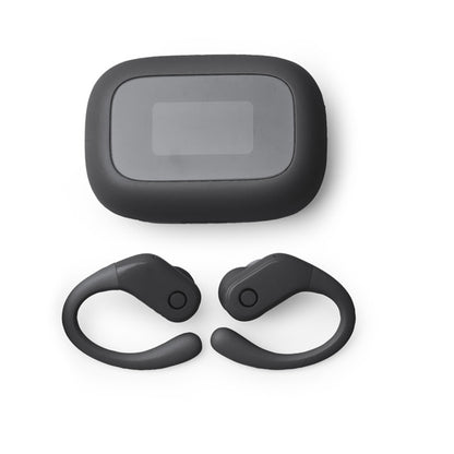 Stamina Sandes aBS earbuds in black, ready for logo printing
