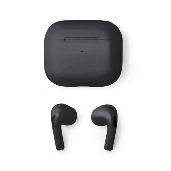 Stamina Kleiber wireless Bluetooth earbuds in black, ready for logo printing