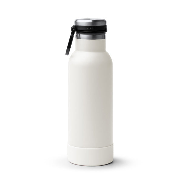 Stamina Meblat recycled steel vacuum flask 480 ml in beige, ready for laser engraving