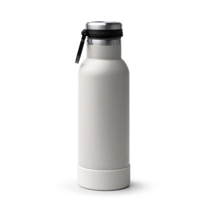 Stamina Meblat recycled steel vacuum flask 480 ml in grey, ready for laser engraving