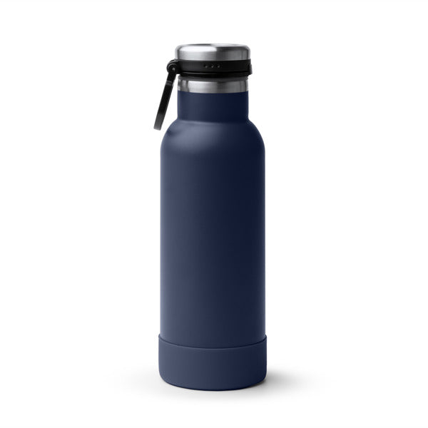 Stamina Meblat recycled steel vacuum flask 480 ml in navy blue, ready for laser engraving