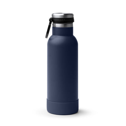 Stamina Meblat recycled steel vacuum flask 480 ml in navy blue, ready for laser engraving