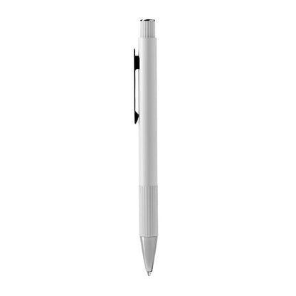 Stamina Prescot recycled aluminium ball pen in white, ready for laser engraving