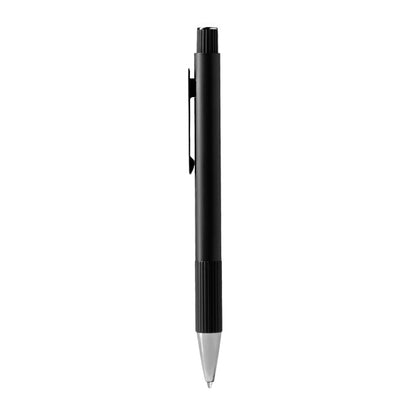 Stamina Prescot recycled aluminium ball pen in black, ready for laser engraving