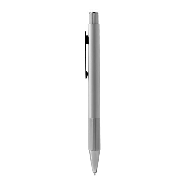 Stamina Prescot recycled aluminium ball pen in silver, ready for laser engraving