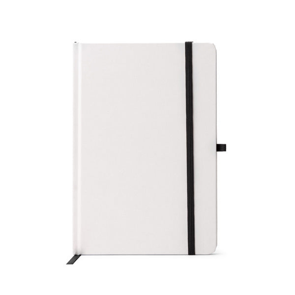 Stamina Cuatix cardboard notebook A5 in black, ready for laser engraving