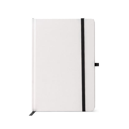 Stamina Cuatix cardboard notebook A5 in black, ready for laser engraving