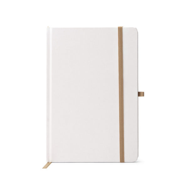 Stamina Cuatix cardboard notebook A5 in gold, ready for laser engraving