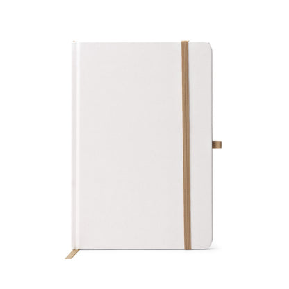 Stamina Cuatix cardboard notebook A5 in gold, ready for laser engraving