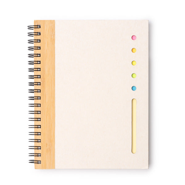 Stamina Renat recycled milk carton notebook A5 in beige, ready for logo printing