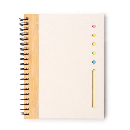 Stamina Renat recycled milk carton notebook A5 in beige, ready for logo printing