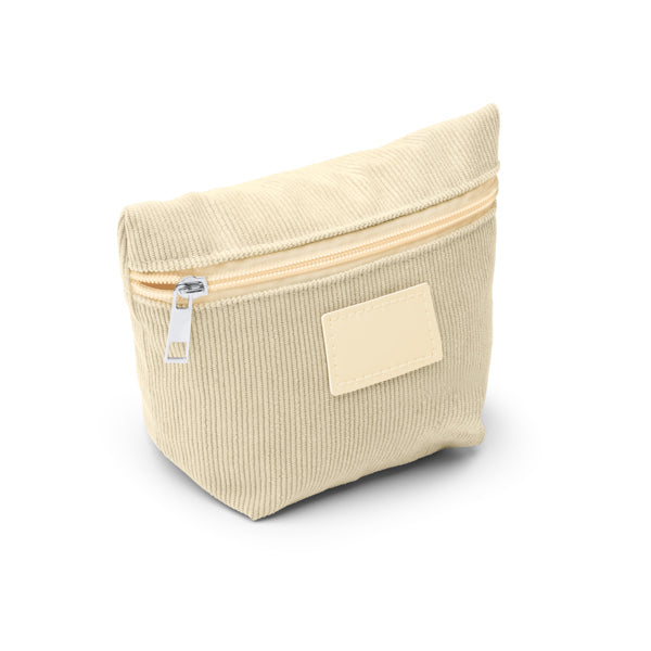 Stamina Cordix corduroy fabric toiletry bag, ready for laser engraving