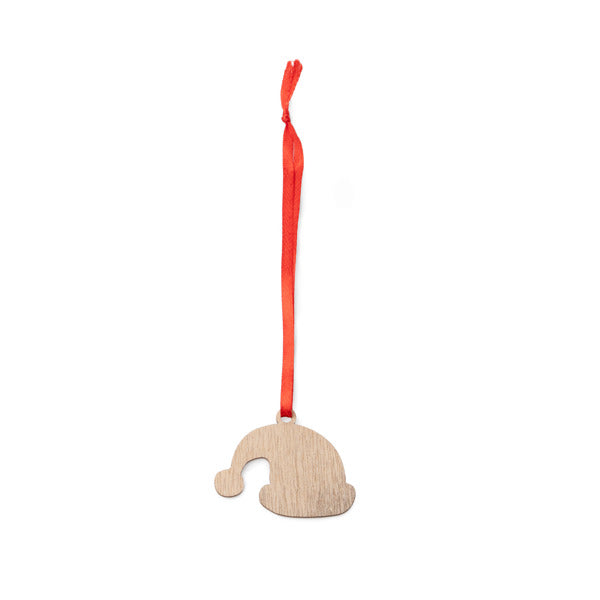 Stamina Gringe wooden Christmas ornament in noel, ready for laser engraving