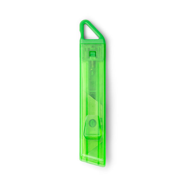 Stamina Tarper retractable safety cutter in fern green, ready for logo printing