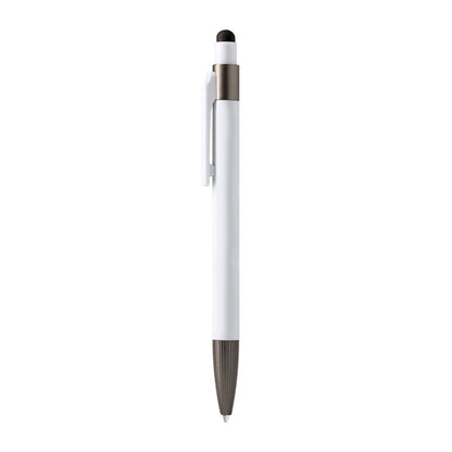 Stamina Kados aluminium and ABS ball pen in white, ready for laser engraving