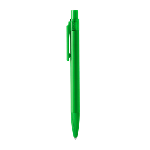 Stamina Barrel aluminium and ABS ball pen in fern green, ready for laser engraving