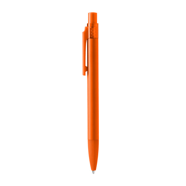 Stamina Barrel aluminium and ABS ball pen in orange, ready for laser engraving