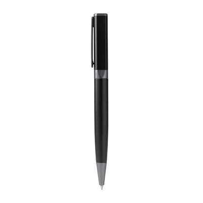 Stamina Rotelo recycled aluminium ball pen in black, ready for laser engraving