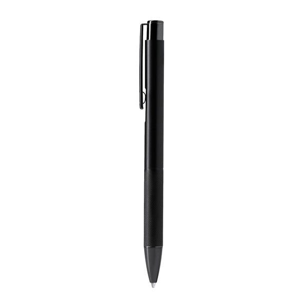 Stamina Magno aluminium ball pen in black, ready for laser engraving