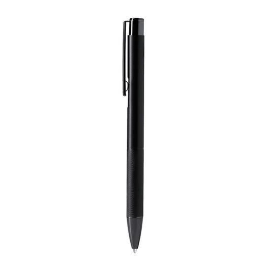Stamina Magno aluminium ball pen in black, ready for laser engraving