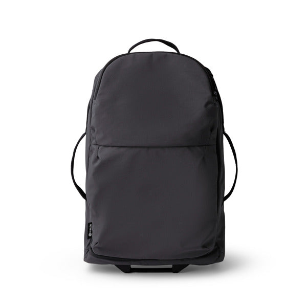 Stamina Milfik 250T recycled nylon suitcase in black, ready for logo printing