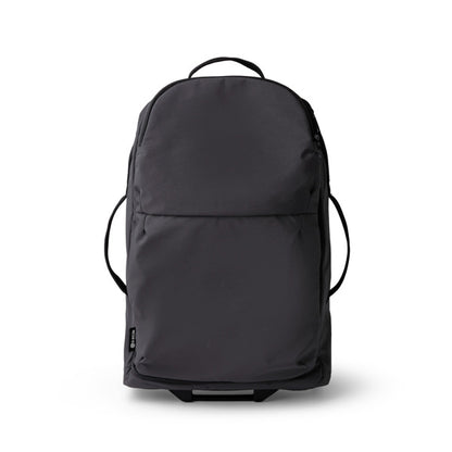 Stamina Milfik 250T recycled nylon suitcase in black, ready for logo printing