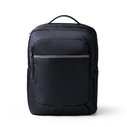 Stamina Sundar 420D recycled nylon backpack in navy blue, ready for logo printing