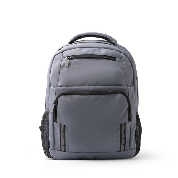 Stamina Conely 300D RPET backpack in grey, ready for logo printing