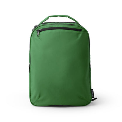 Stamina Gravel 300D recycled RPET ripstop backpack in dark green, ready for logo printing