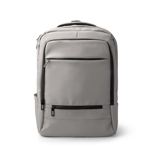 Stamina Dairax PU leather backpack in grey, ready for logo printing