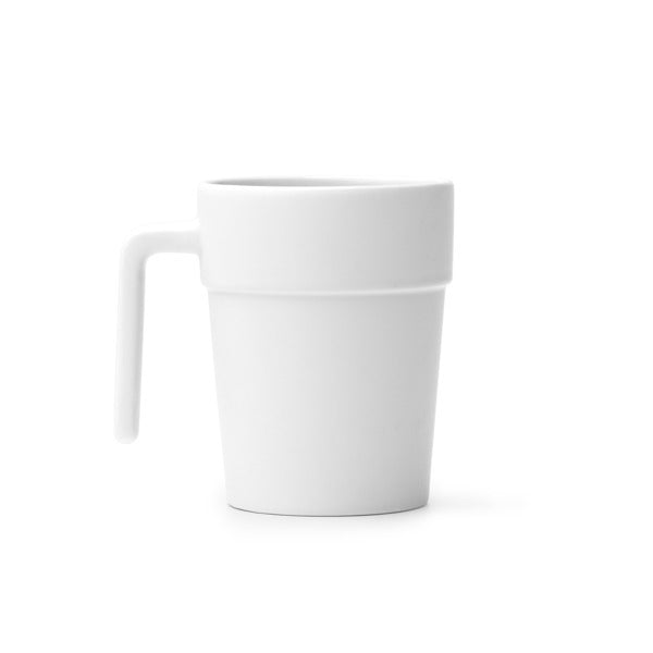 Stamina Danek ceramic mug 250 ml in white, ready for logo printing