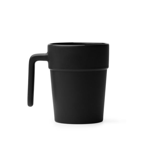 Stamina Danek ceramic mug 250 ml in black, ready for logo printing