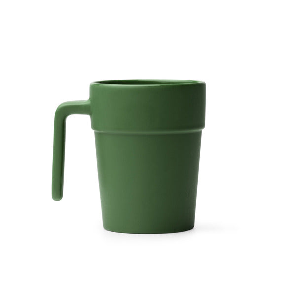 Stamina Danek ceramic mug 250 ml in dark green, ready for logo printing