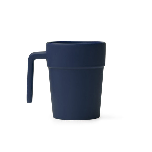 Stamina Danek ceramic mug 250 ml in navy blue, ready for logo printing
