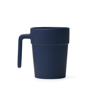 Stamina Danek ceramic mug 250 ml in navy blue, ready for logo printing