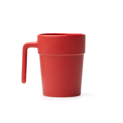 Stamina Danek ceramic mug 250 ml in red, ready for logo printing