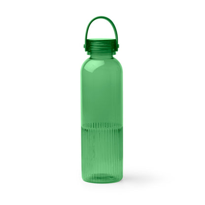 Stamina Stripe RPET bottle 550 ml in fern green, ready for logo printing