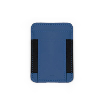 Stamina Muglix PU card holder in royal blue, ready for logo printing