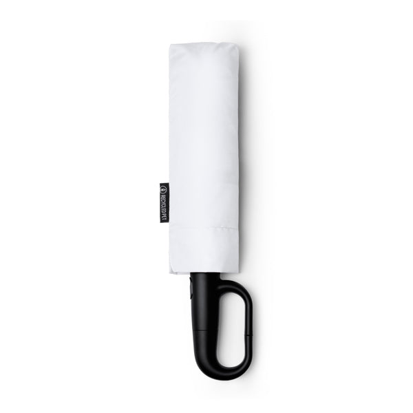 Stamina Parson RPET umbrella in white, ready for logo printing
